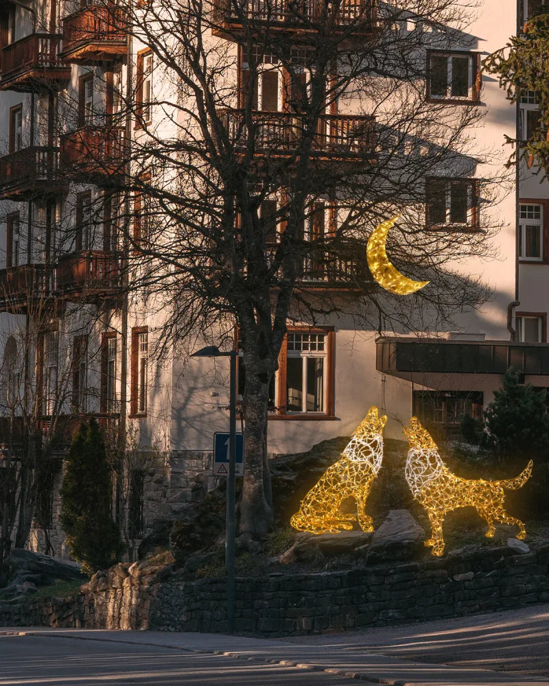 Leuchtobjekt Wolf – kraftvoll & klar