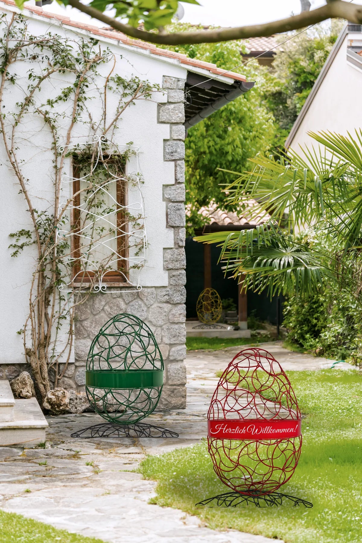 Alganic Osterei mit Grußband